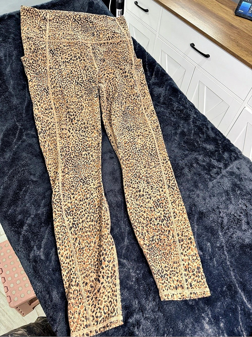 PureLuxe Leopard Print Leggings Size xl